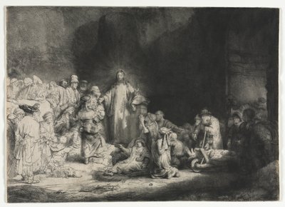 De honderd gulden prent, ca. 1649 door Rembrandt van Rijn