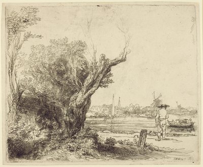 De Omval door Rembrandt van Rijn