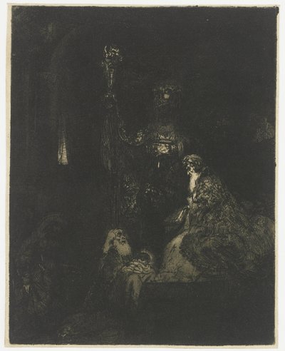 De presentatie in de tempel door Rembrandt van Rijn
