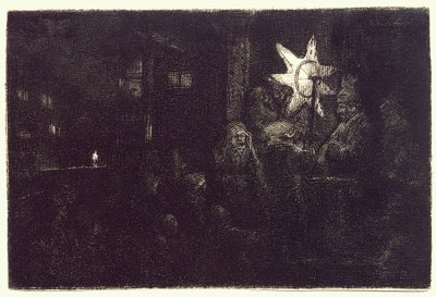 De Ster der Koningen door Rembrandt van Rijn