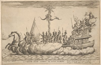 Asterion, uit de serie Vaten van de Argonauten voor het huwelijksfeest van Cosimo, 1608 door Remigio Cantagallina
