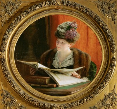 Madame Zoe Malard (schilderij op doek) door Remy Cogghe