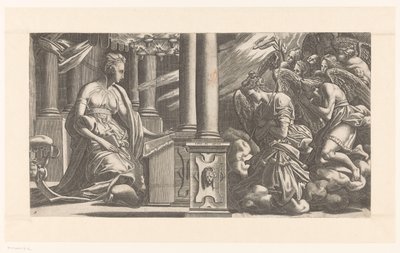 Annunciatie door René Boyvin (rejected attribution)
