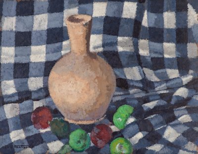 Stilleven met Kruik en Appels door René Fontayne
