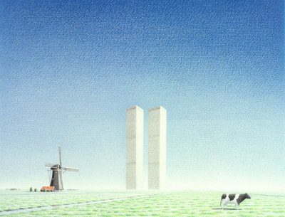 Twin Towers door Rene Boin