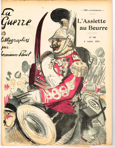 Omslag van The Butter Plate, Satirisch in Kleuren door Rene George Hermann Paul