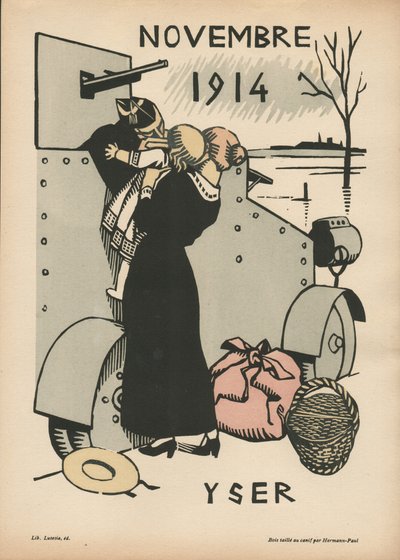 Kalender van de Oorlog (1ère année ? août 1914-juillet 1915) door Rene George Hermann Paul