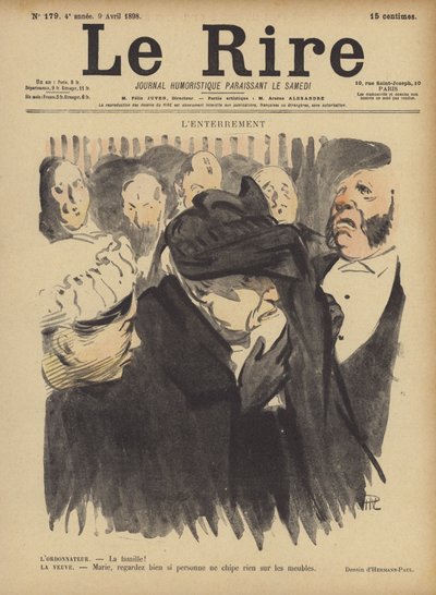Illustratie voor Le Rire door Rene George Hermann Paul