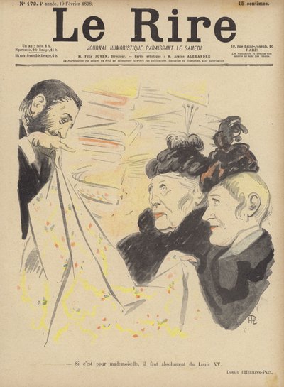 Illustratie voor Le Rire door Rene George Hermann Paul