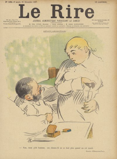 Illustratie voor Le Rire door Rene George Hermann Paul