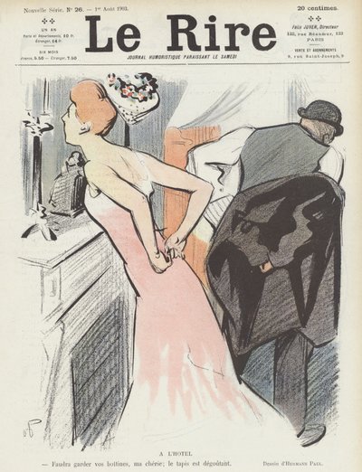 Illustratie voor Le Rire door Rene George Hermann Paul