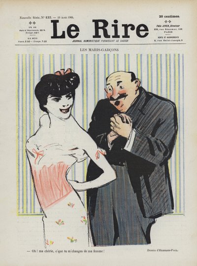 Illustratie voor Le Rire door Rene George Hermann Paul