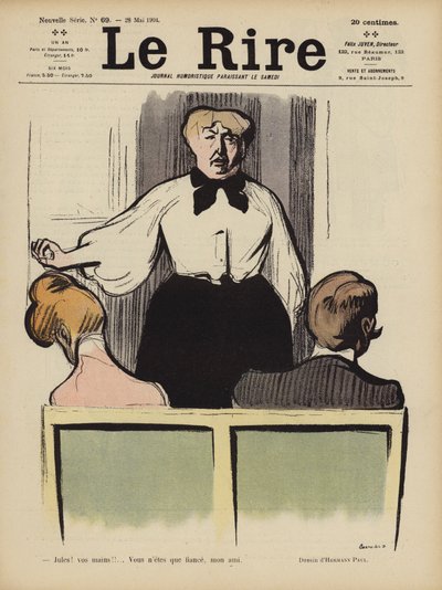 Illustratie voor Le Rire door Rene George Hermann Paul
