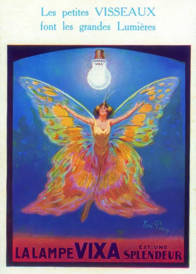 Visseaux-lampen door Rene Pean