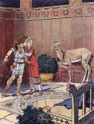Het kleine Merovingische meisje door Rene Vincent