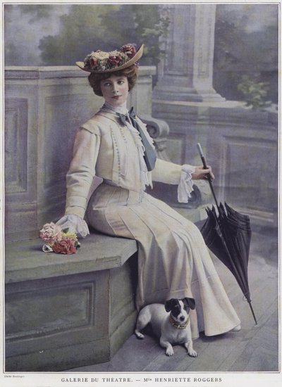 Henriette Roggers, Franse actrice door Reutlinger Studio