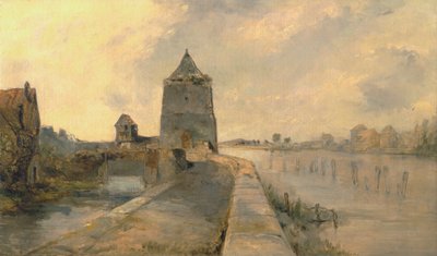 De Rijn bij Konstanz (Konstanz-am-Rhein) door Rev. Edward Thomas Daniell