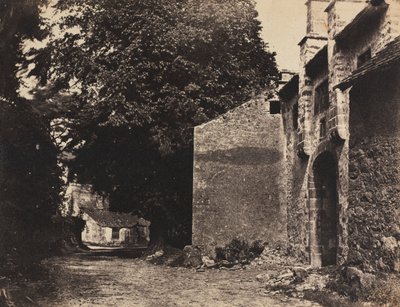 Poort naar Borwick Hall, Lancashire door Rev. John Richardson Major