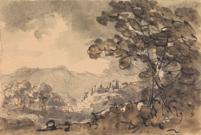 Landschap met Kasteel in de Verte door Rev. William Gilpin