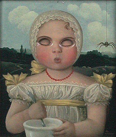 Kleine Miss Muffet door Rex Whistler