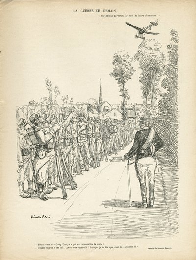 Illustratie van Ricardo Flores (1878-1918) in Le Lire door Ricardo Flores