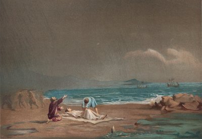 De dood van Plinius de Oudere door Ricardo Marti