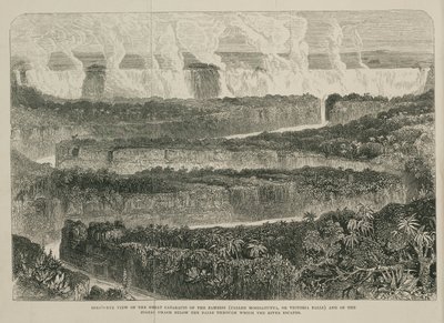 Victoria Falls, Afrika, c 1855 door John Pardon