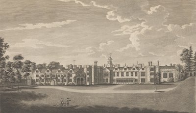 Knole, nabij Sevenoke, in het graafschap Kent, voorheen een paleis behorend tot de aartsbisschop door Richard Bernard Godfrey