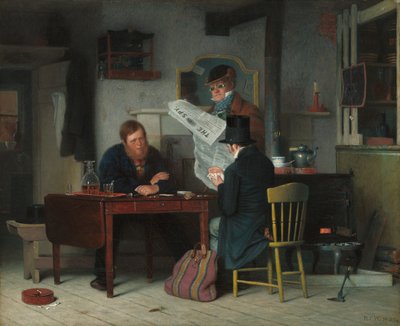 Wachten op de Postkoets door Richard Caton Woodville