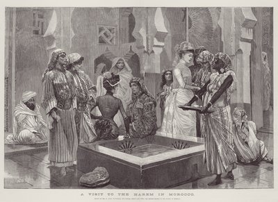 Een Bezoek aan de Harem in Marokko door Richard Caton Woodville junior