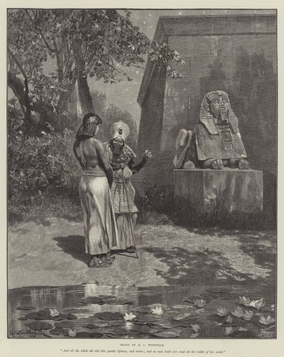 Cleopatra, door H Rider Haggard door Richard Caton Woodville junior