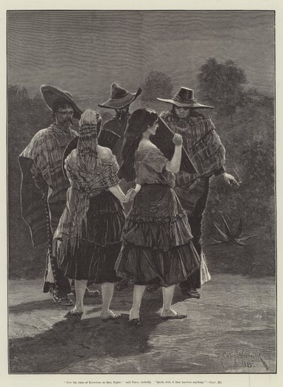 Maruja, door Bret Harte door Richard Caton Woodville junior