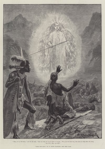 Nada de Lelie, door H Rider Haggard door Richard Caton Woodville junior
