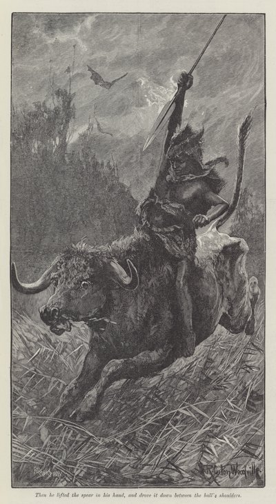 Nada de Lelie (door H Rider Haggard) door Richard Caton Woodville junior