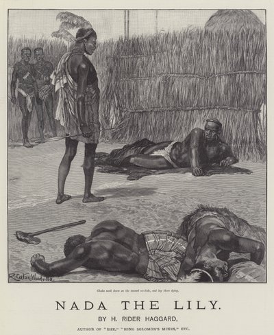 Nada de Lelie, door H. Rider Haggard door Richard Caton Woodville junior