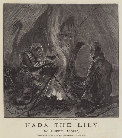 Nada de Lelie, door H Rider Haggard door Richard Caton Woodville junior