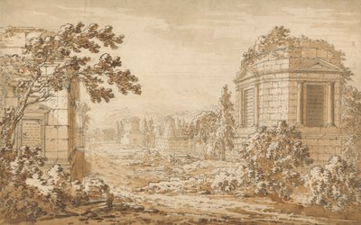 Klassiek landschap door Richard Cooper the Younger