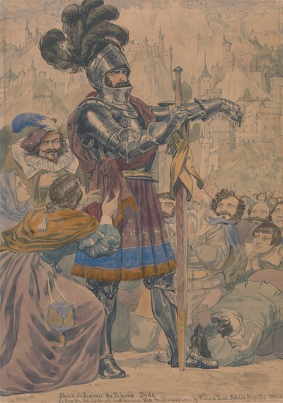 Schets voor de passies: Trots door Richard Dadd