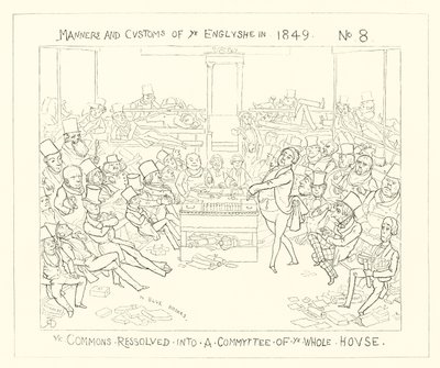 De Commons omgezet in een commissie van het hele huis door Richard Doyle