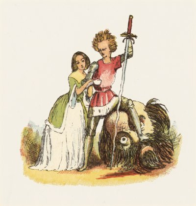 Illustratie voor Jack The Giant Killer door Richard Doyle