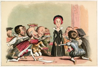 Lady Jane Dudley gedwongen de kroon te accepteren door Richard Doyle