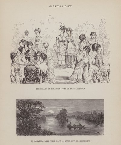 Pagina uit The American Tour of Messrs Brown, Jones and Robinson (gravure) door Richard Doyle