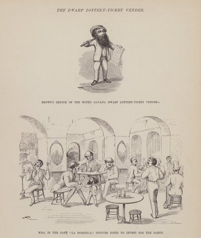 Pagina uit De Amerikaanse Tour van de heren Brown, Jones en Robinson door Richard Doyle