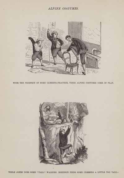 Pagina uit The American Tour of Messrs Brown, Jones and Robinson door Richard Doyle