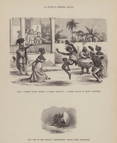 Pagina uit The American Tour of Messrs Brown, Jones and Robinson door Richard Doyle