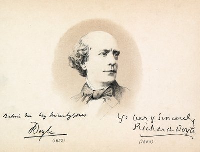 Portret van Richard Doyle door Richard Doyle