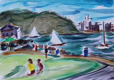 Baai, Tiburon, 2020 door Richard Fox