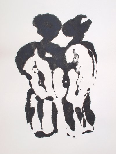 Zonder titel, 2010 (monotype) door Richard Green