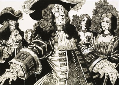Beau Nash heerst over de modieuze wereld van Bath door Richard Hook
