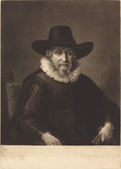 De Burgemeester door Richard Houston after Rembrandt van Rijn